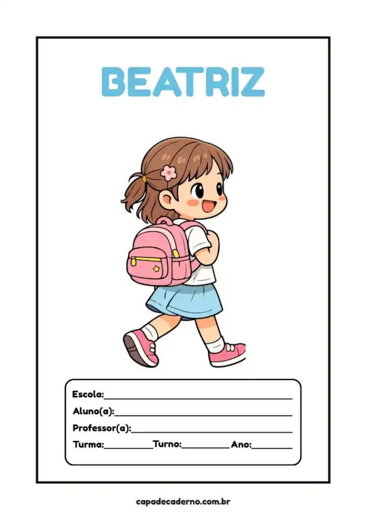 Capa de caderno personalizada grátis para editar