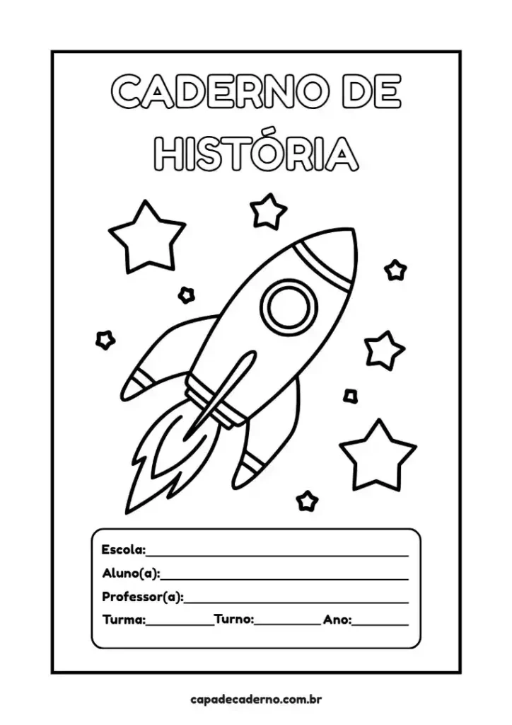 Capa de caderno personalizada para imprimir grátis e editar no canva