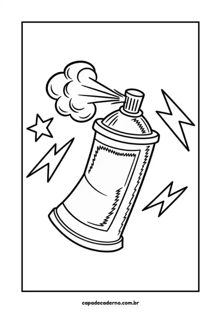 Desenho para capa de caderno grátis para imprimir