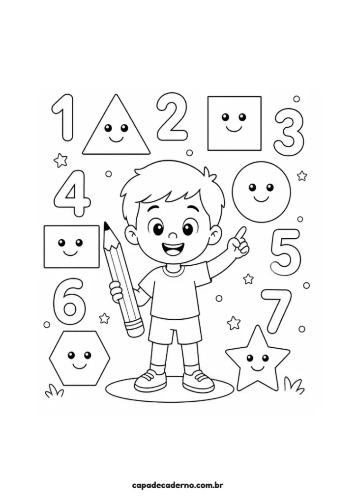 Desenhos para capa de caderno fáceis
