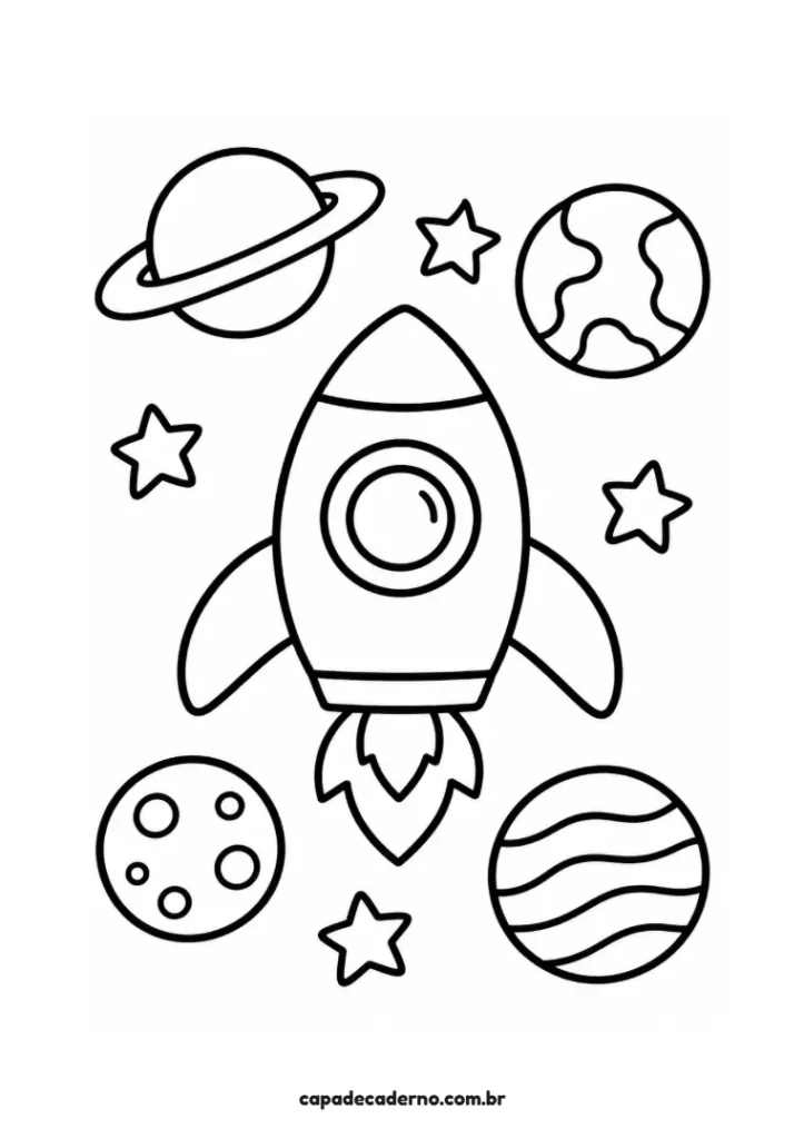 Desenhos para capa de caderno fáceis