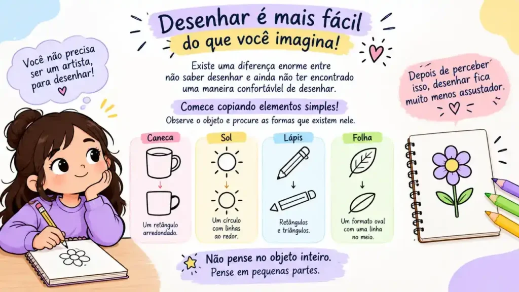 Uma técnica para quem acha que “não leva jeito” para desenhar
